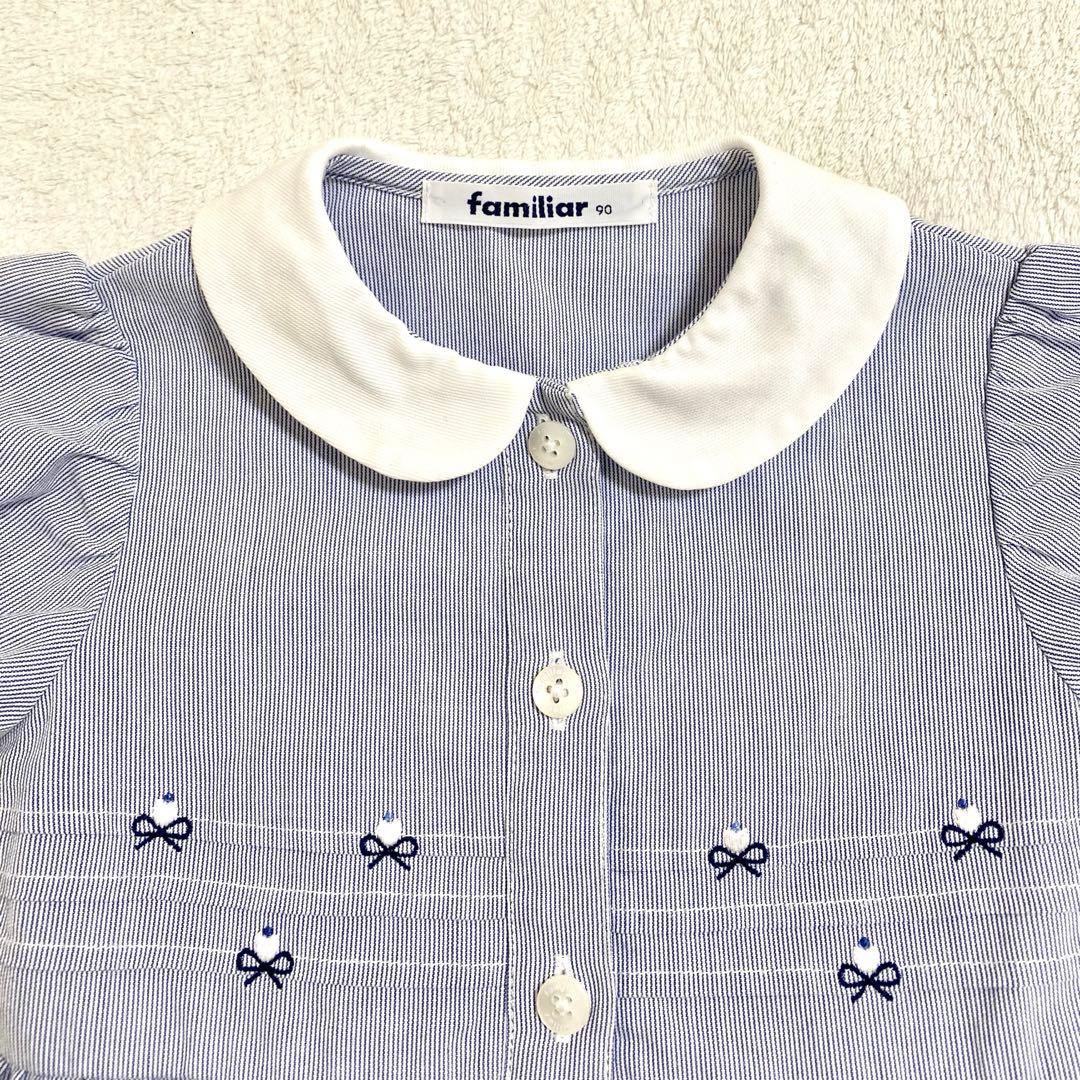 ★現行品★ familiar ファミリア 半袖 ワンピース フォーマル お受験