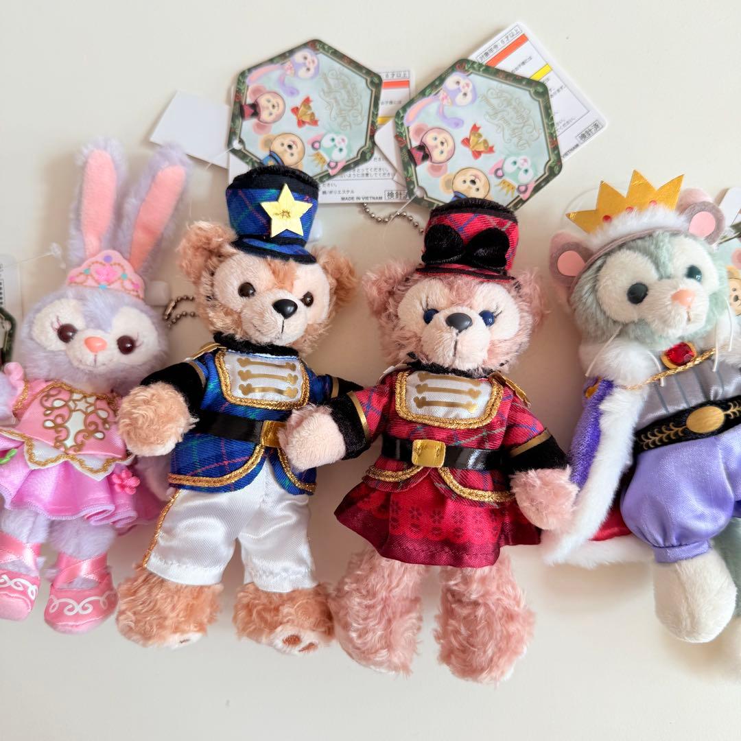 【タグ付き】ダッフィー　くるみ割り人形 2017 ぬいぐるみバッジ