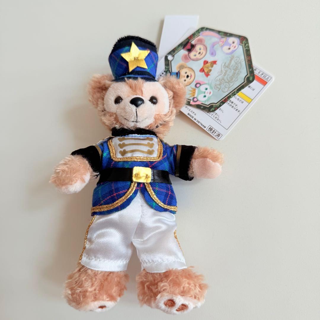 【タグ付き】ダッフィー　くるみ割り人形 2017 ぬいぐるみバッジ