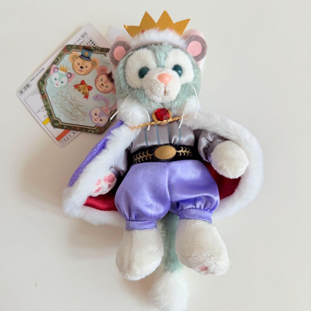 【タグ付き】ダッフィー　くるみ割り人形 2017 ぬいぐるみバッジ