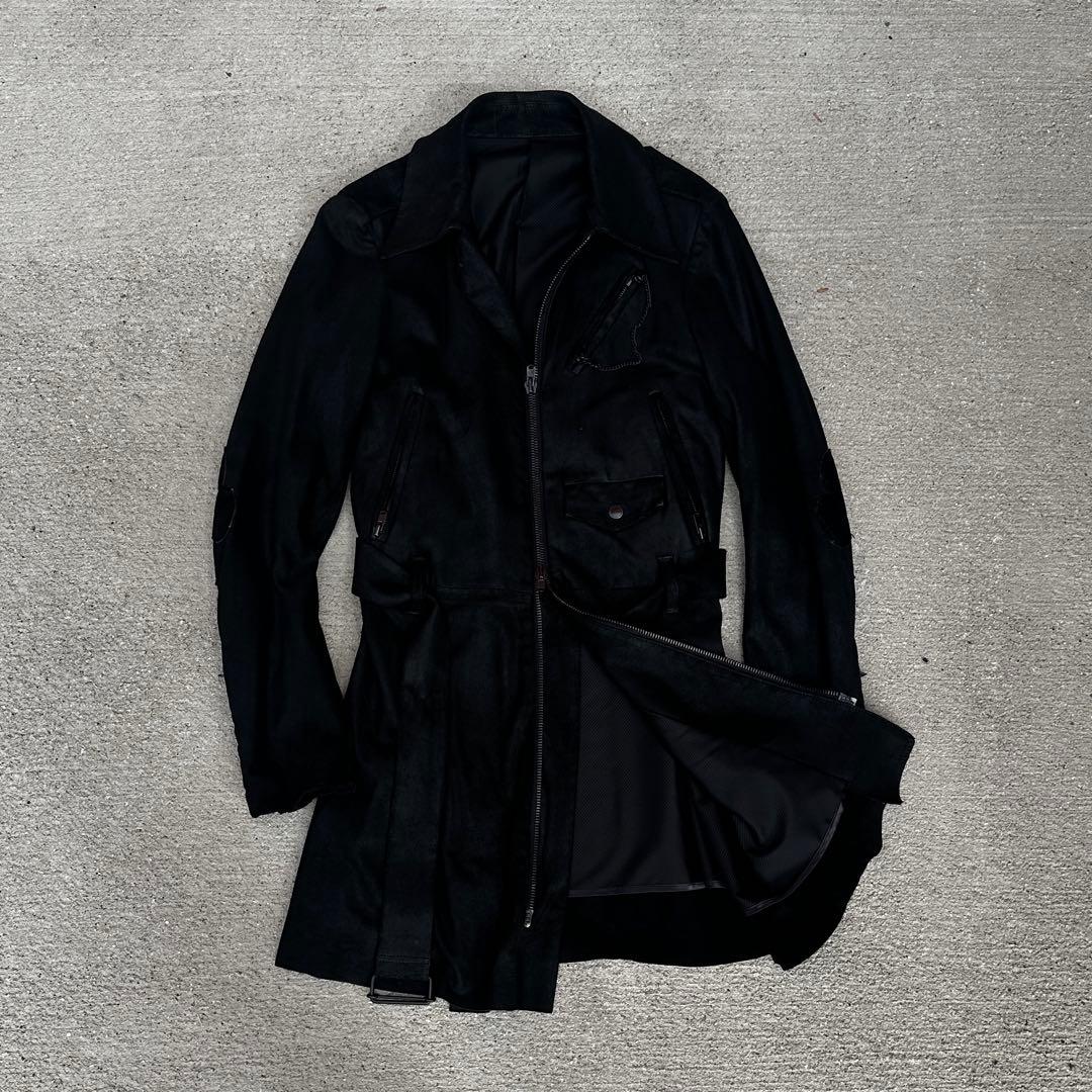 number (n)ine 06 noir期 ライダースコート archive