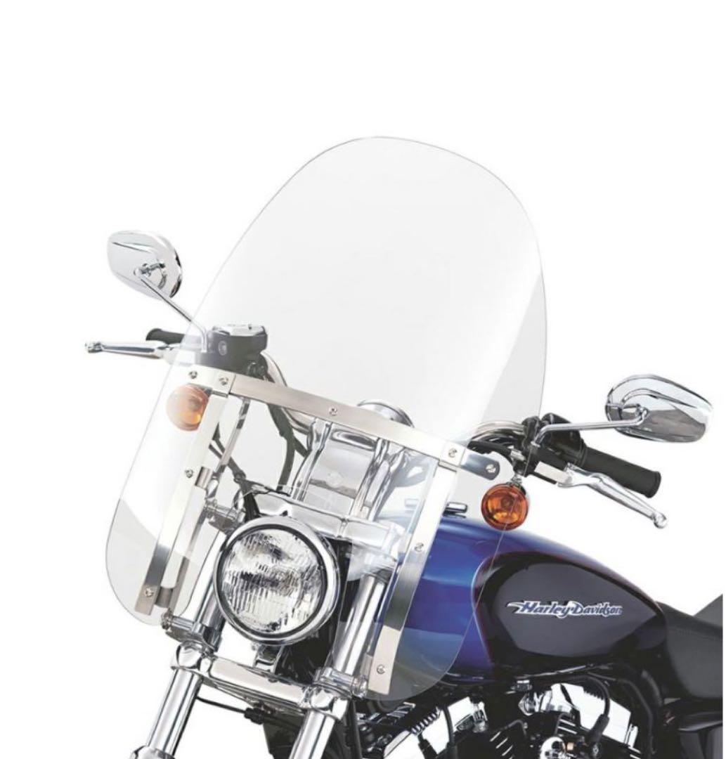 ハーレーダビッドソン　純正　クイックリリース・コンパクト・ウインドシールド