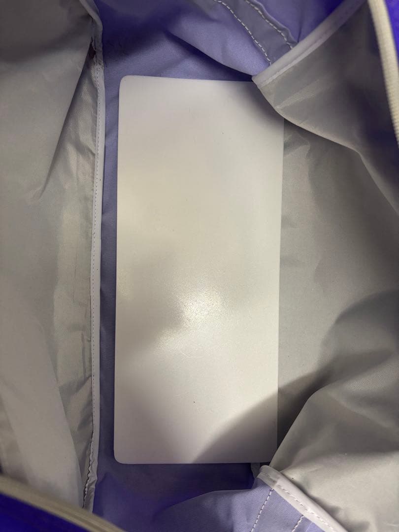 旧ワッペ　紫　キーホルダー付き