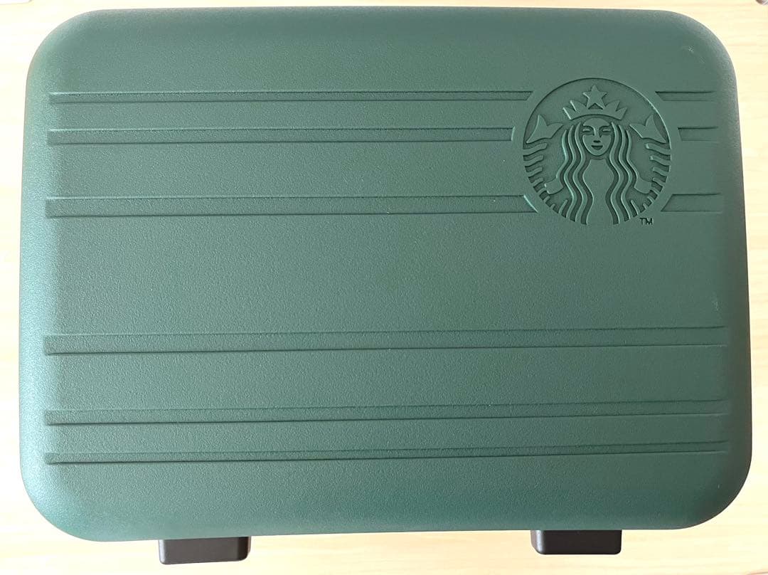 新品 未使用 非売品 スターバックス ミニ トランク グリーン 海外 スタバ