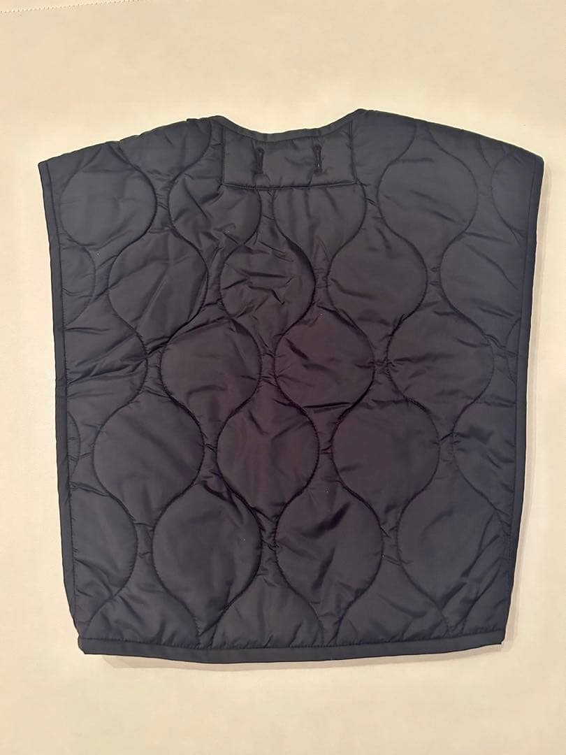 todayful キルティング ショート ベスト ブラック