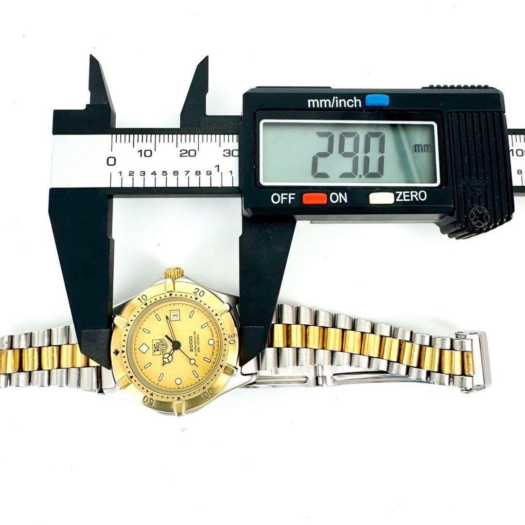 【新品電池】TAG HEUER プロフェッショナル ゴールド コンビ 腕時計