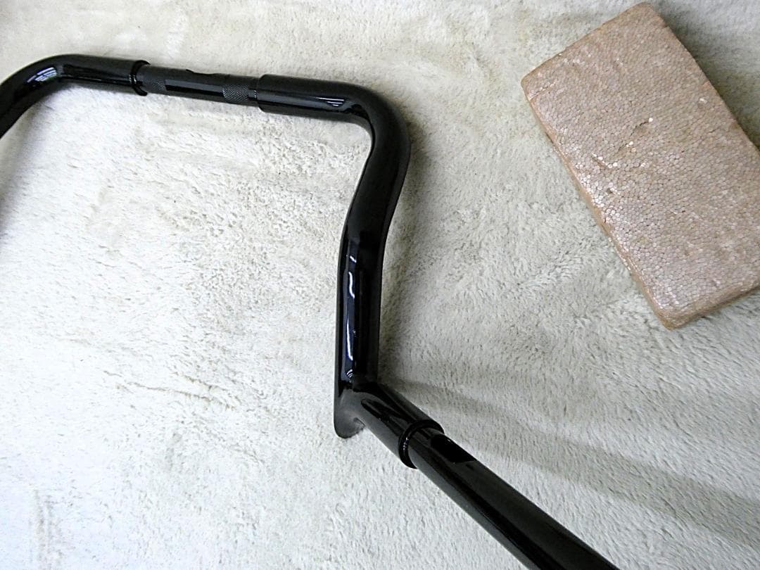 ハーレー用10インチ モンキーバー ブラック /ツーリングモデル