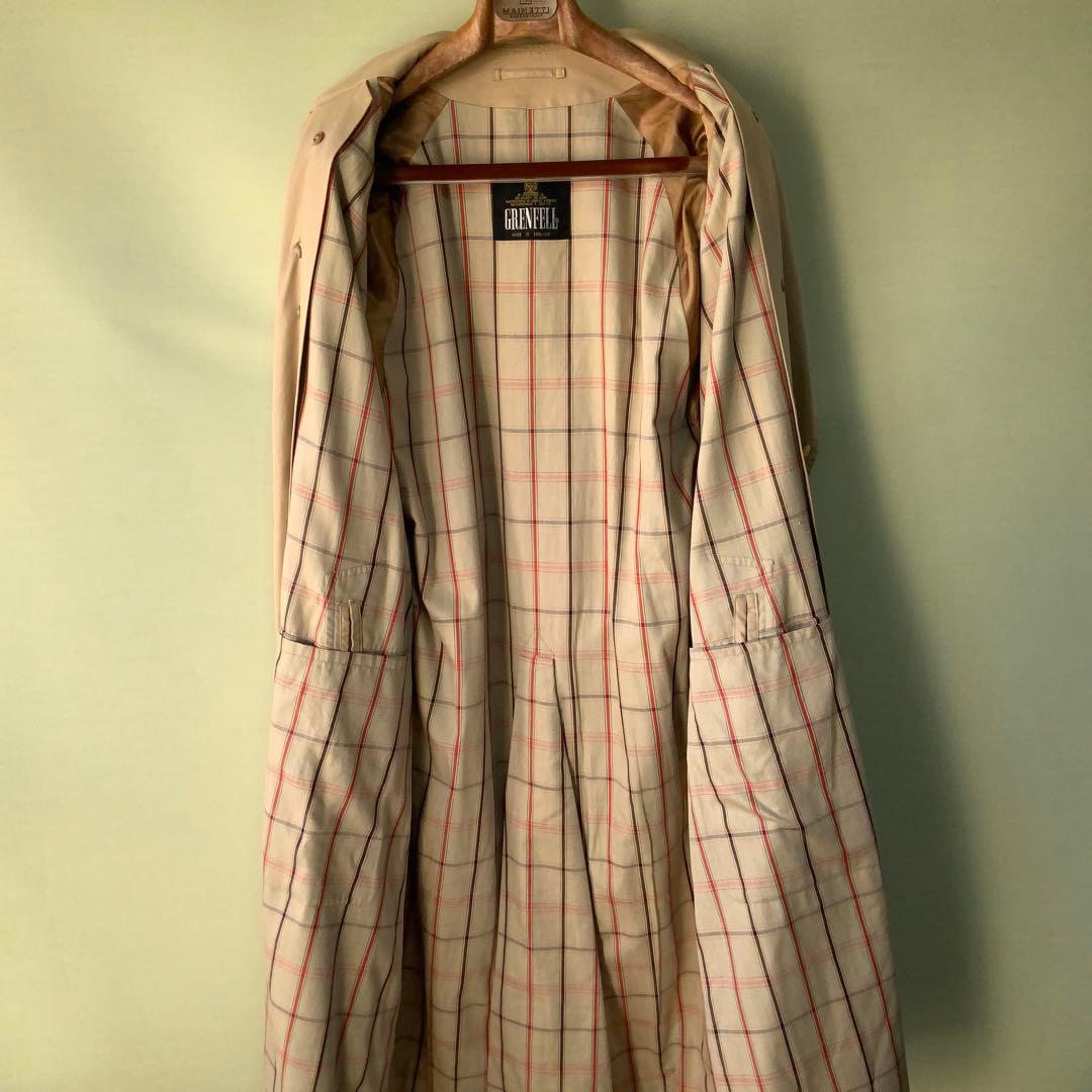 GRENFELL グレンフェル 黒タグ トレンチコート 42 英国製