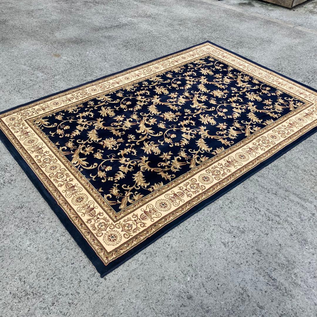 北欧レトロ ソリハナ ウイルトンカーペット ペルシャ絨毯 大型絨毯 アラベスク