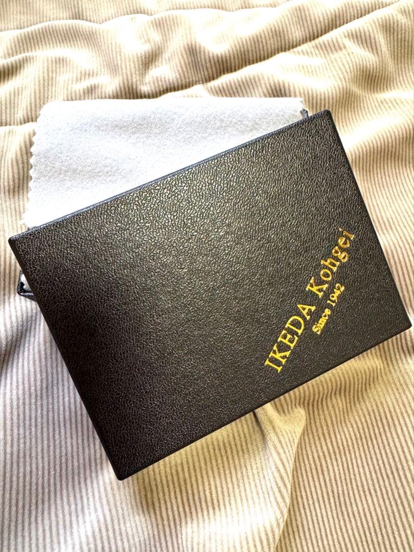 最終値下げ！！　クロコダイル　池田工芸　シャイニンググリーン　ミニ財布