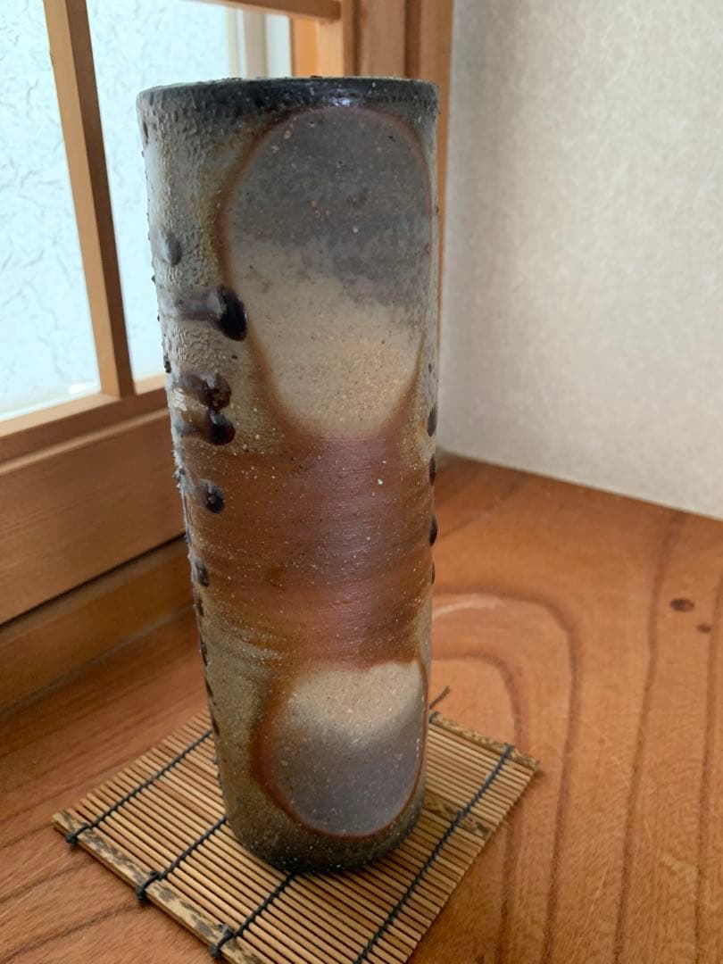 備前焼　壺　花瓶　陶芸　焼物　2点セット