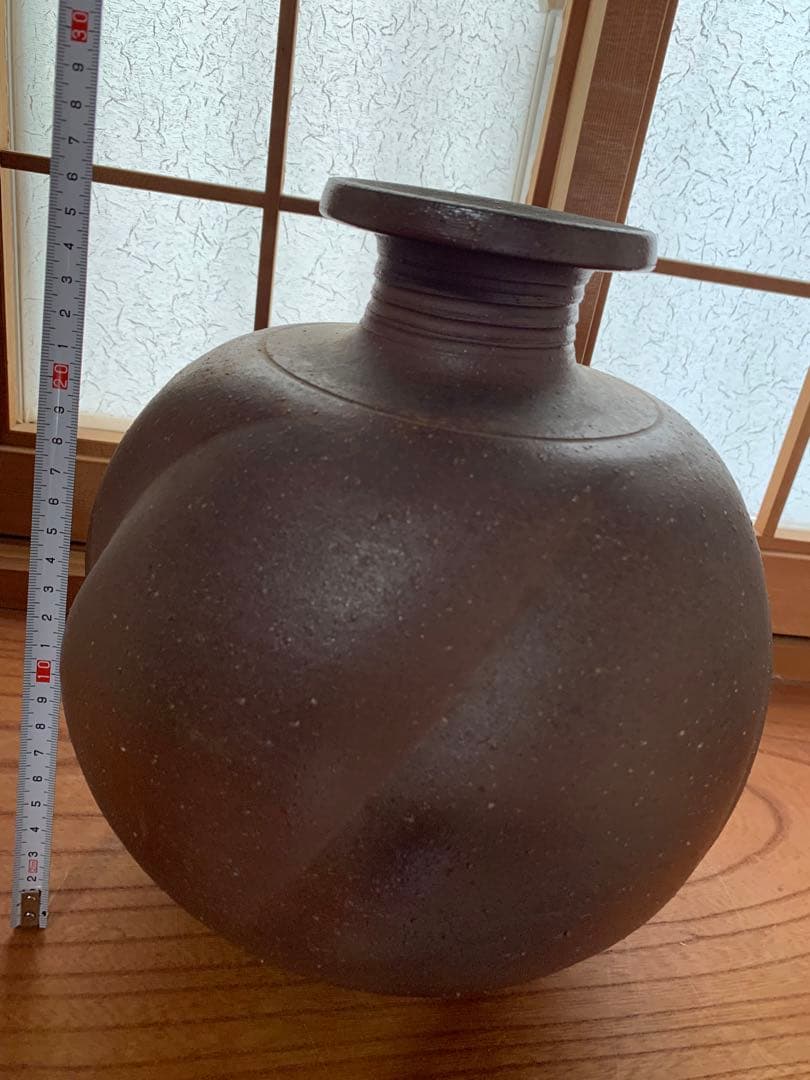 備前焼　壺　花瓶　陶芸　焼物　2点セット