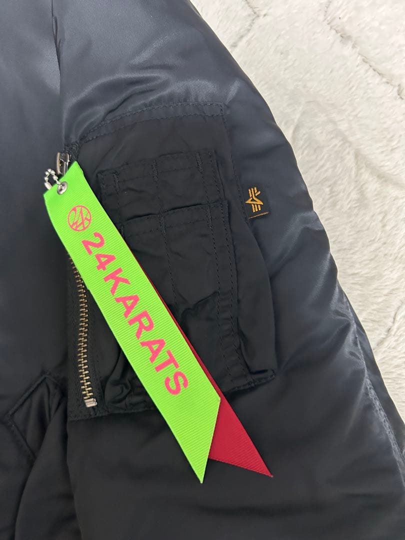 【美品】24karats × ALPHA リバーシブル MA-1 ブルゾン