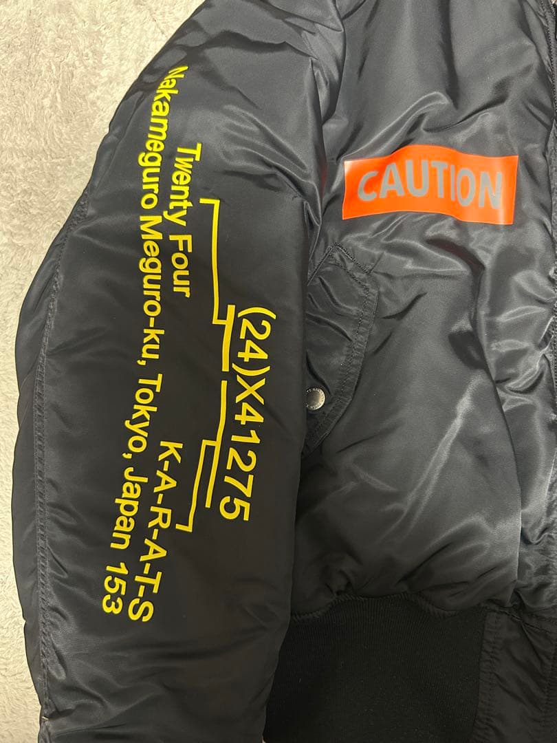 【美品】24karats × ALPHA リバーシブル MA-1 ブルゾン