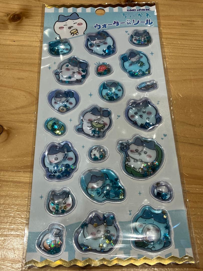 ちいかわ　ウォーターinシール　4種 コンプリートセット
