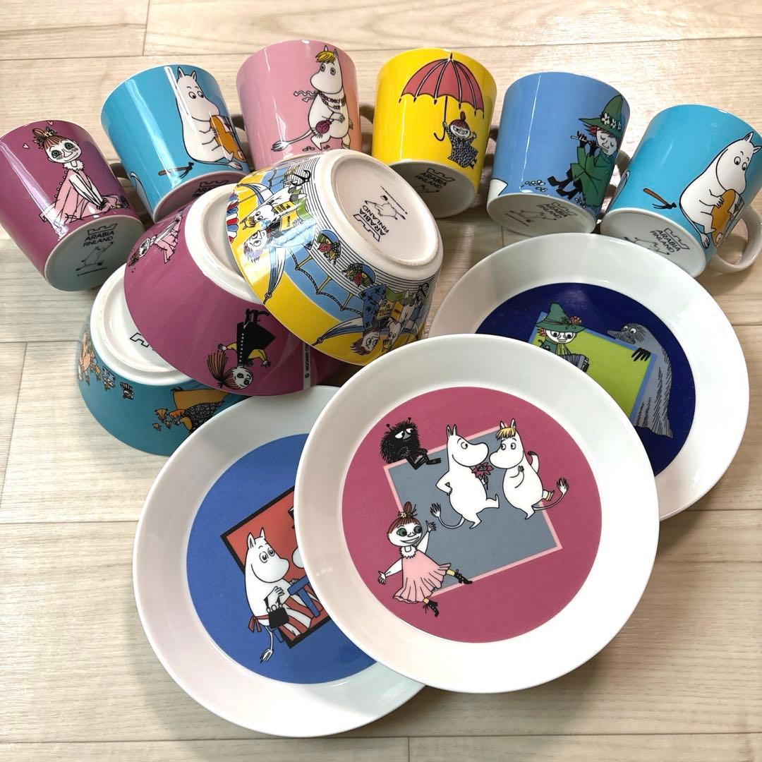 アラビアARABIA　マグカップ　お皿　ムーミンファミリー