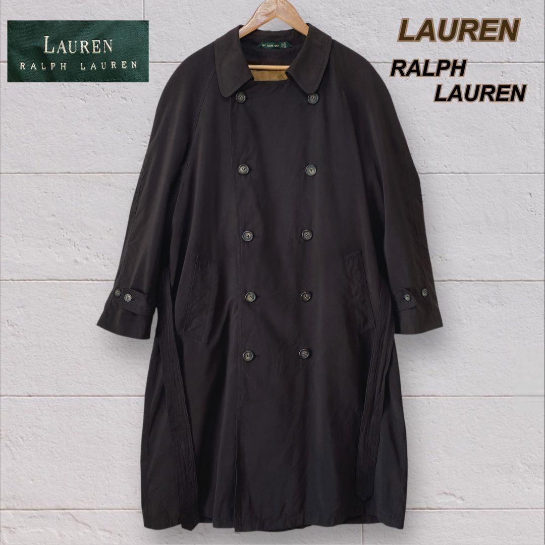 シ*ュ様 ローレン ラルフローレン チャコールグレー トレンチコート　インナー付