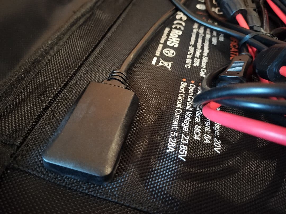 ソーラーパネル100W GRECELL 折りたたみソーラーチャージャー