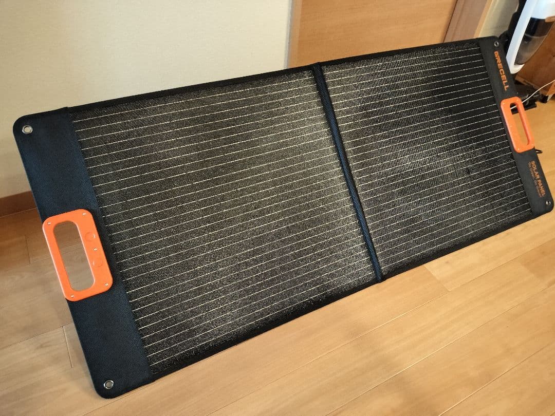 ソーラーパネル100W GRECELL 折りたたみソーラーチャージャー