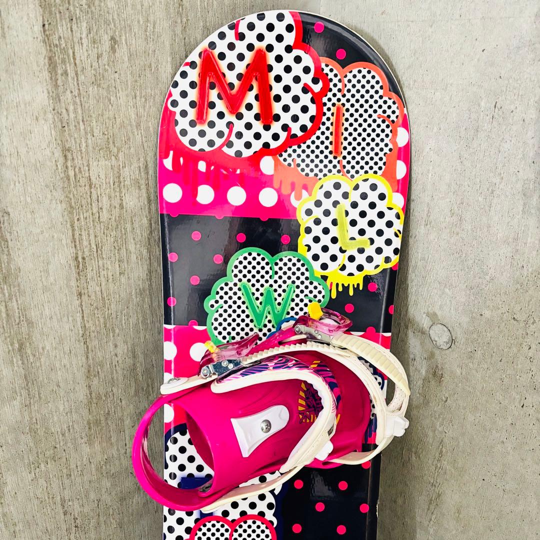 【☆キッズ/美品】IGNIO スノーボード3点セット 120cm