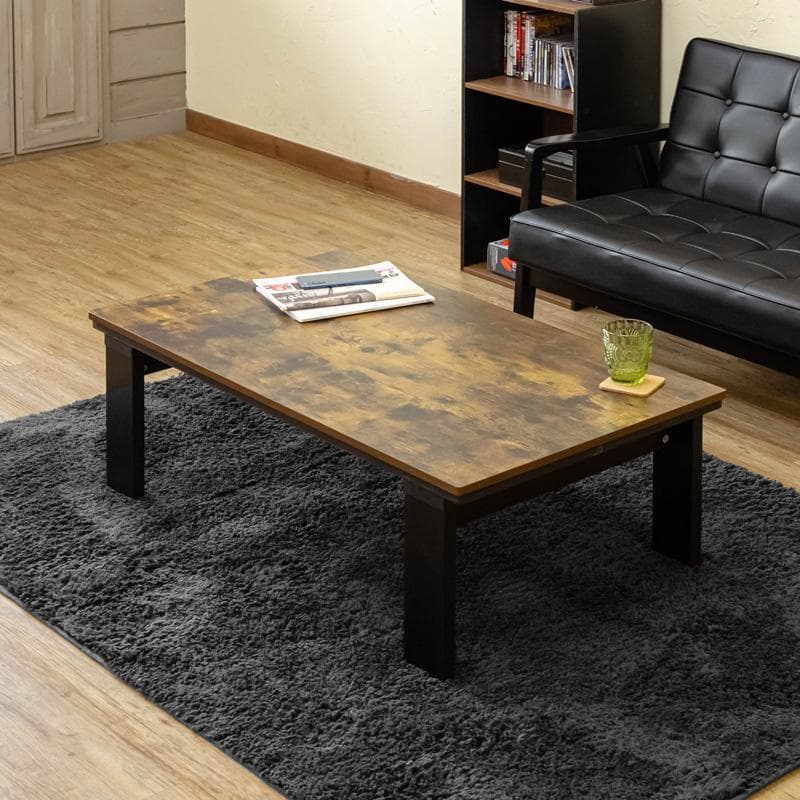 【新品・送料無料】モダンリビングコタツ　105×60　OAK/VBR/WAL