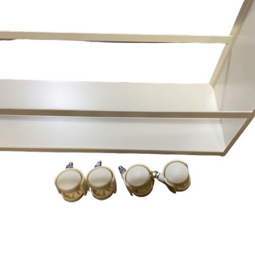 【美品】山崎実業 tower ハンドル付き スリムワゴン