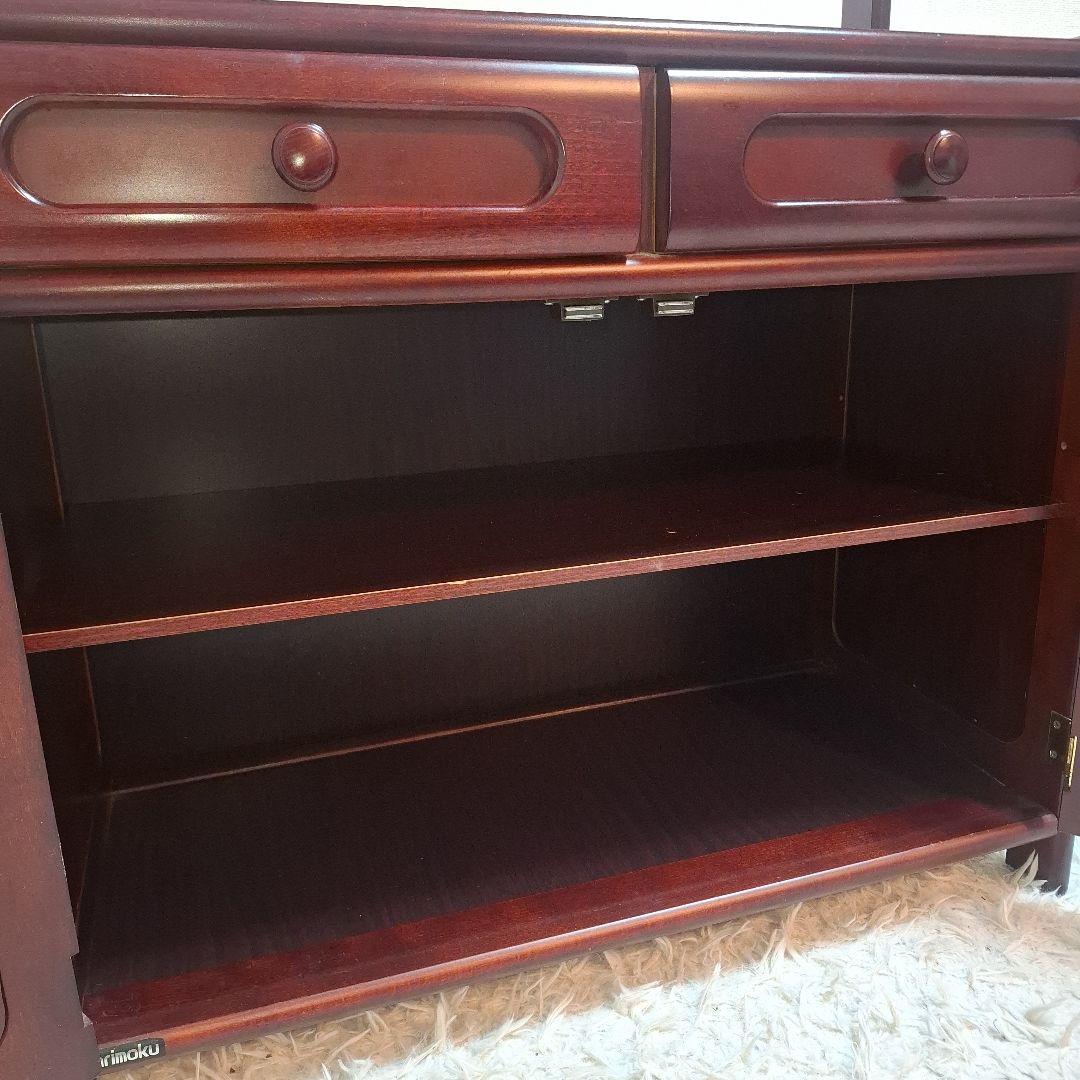 【美品】karimoku カリモク オールドカリモク 電話台 ファックス台