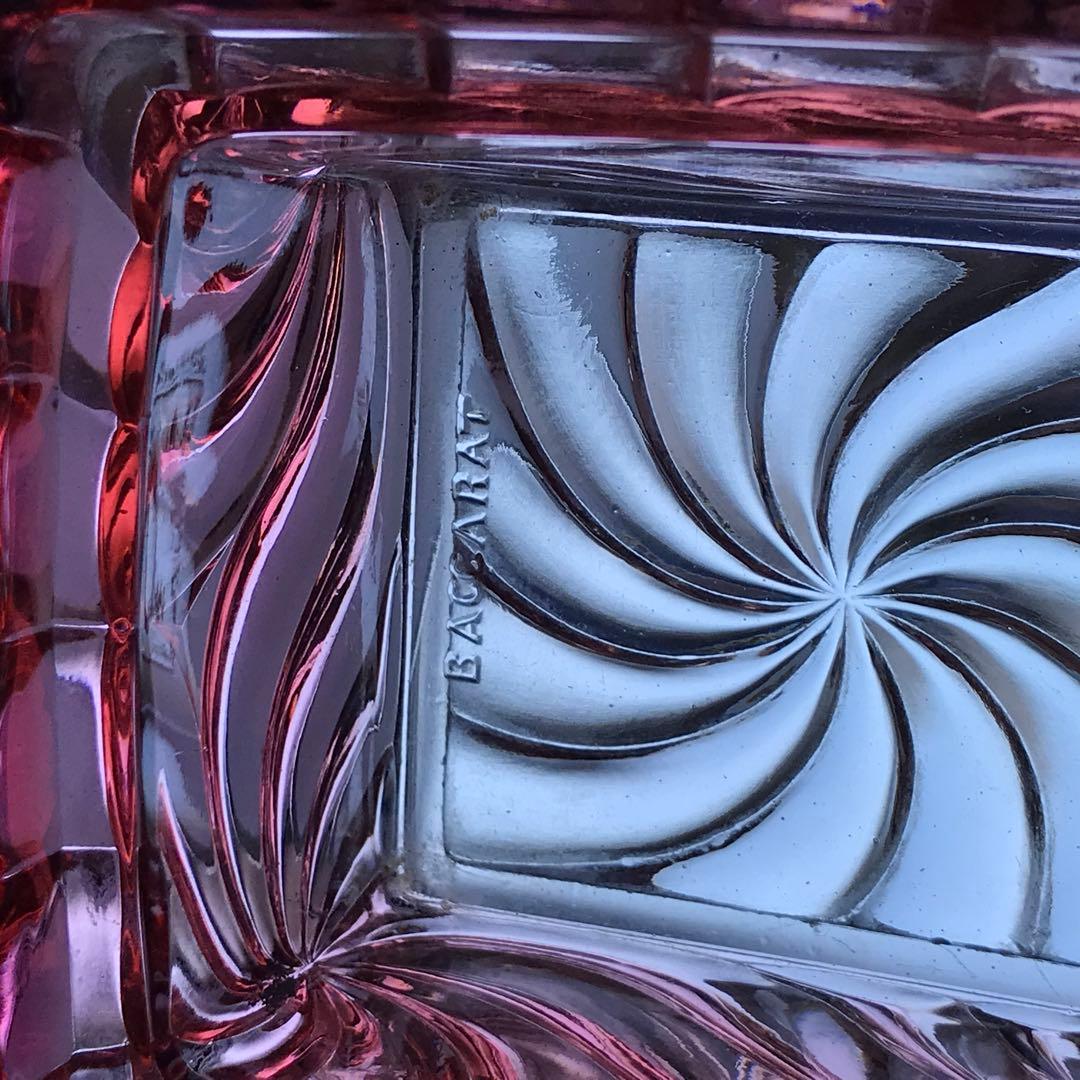 オールドバカラ ローザスミュルティプル★ボンボニエール蓋物