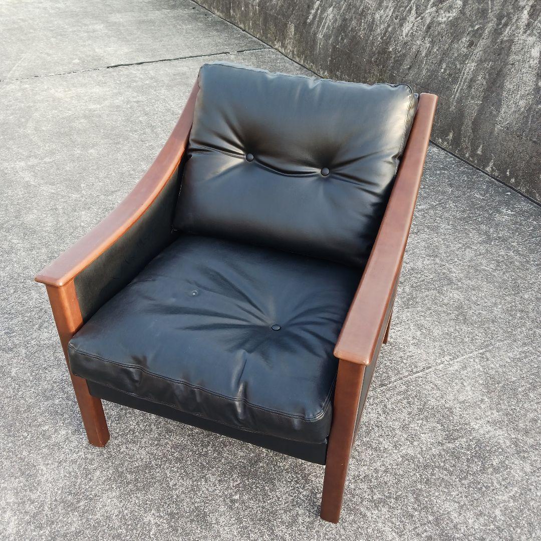 富士ファニチア　一人掛けソファー　②