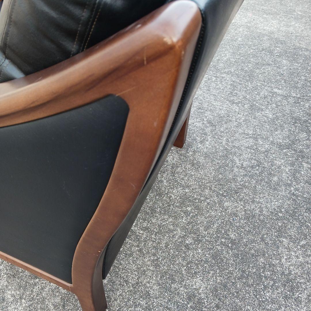 富士ファニチア　一人掛けソファー　②