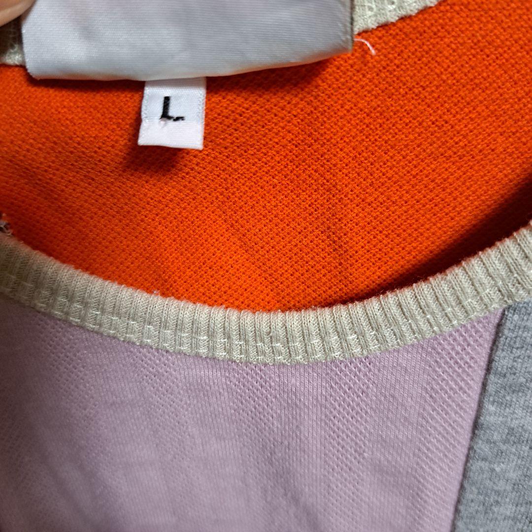 希少　70s　ラコステ　フランス製　刺繍ロゴ　パッチワーク　タンクトップ