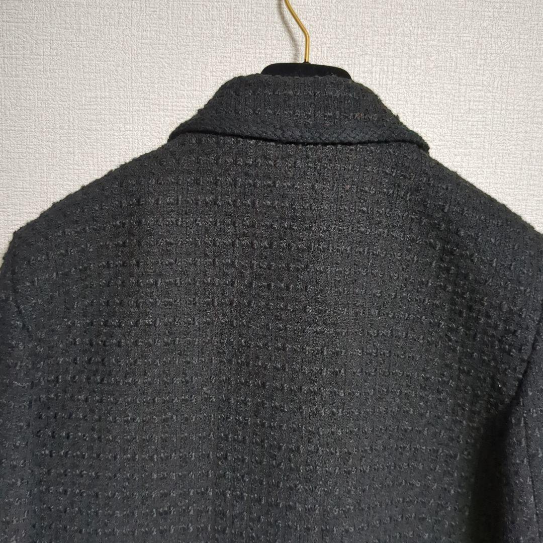 美品　SATUR アーヘン ウール ブレンド カラー ツイード ジャケット　M