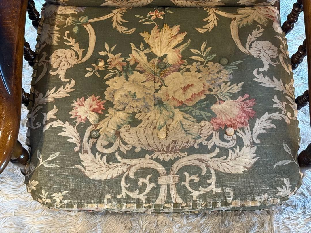 ①カリモク karimoku リクライナー　コロニアル　RC60 レトロ　GG