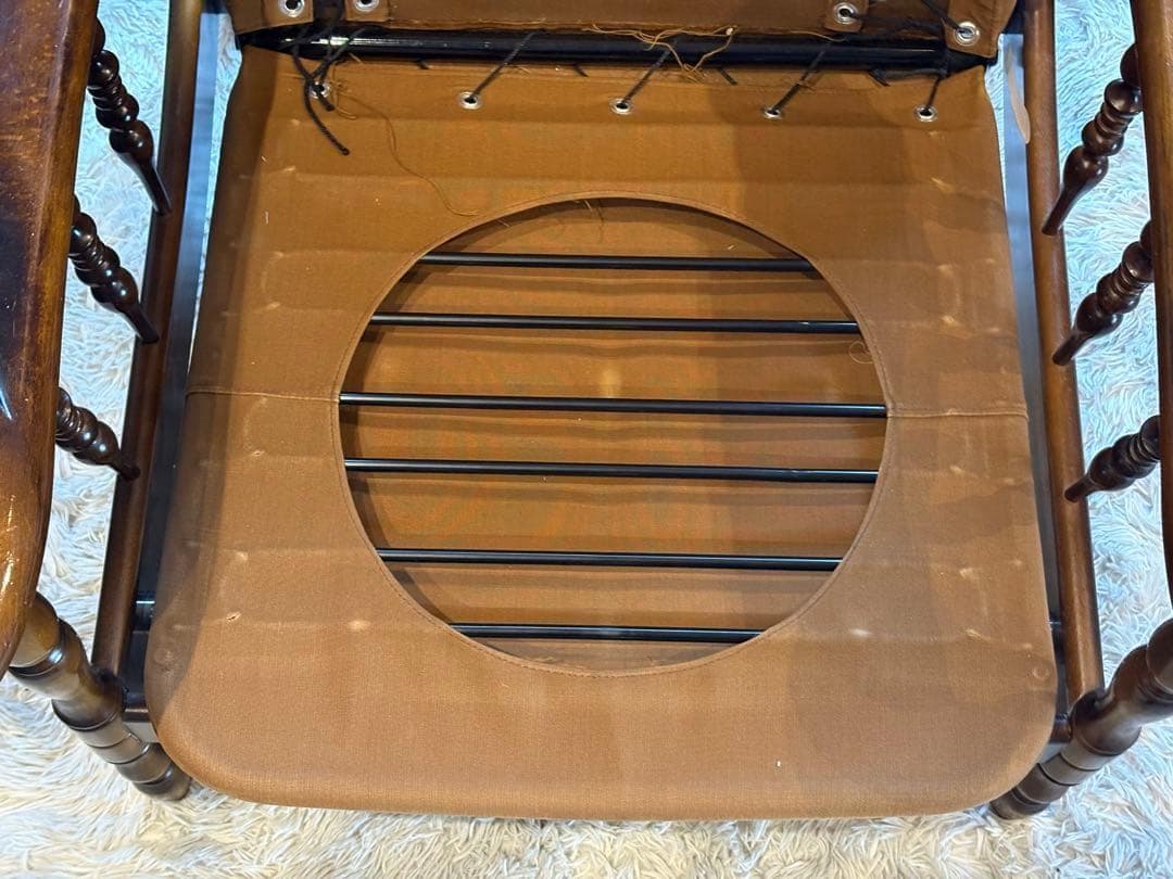 ①カリモク karimoku リクライナー　コロニアル　RC60 レトロ　GG