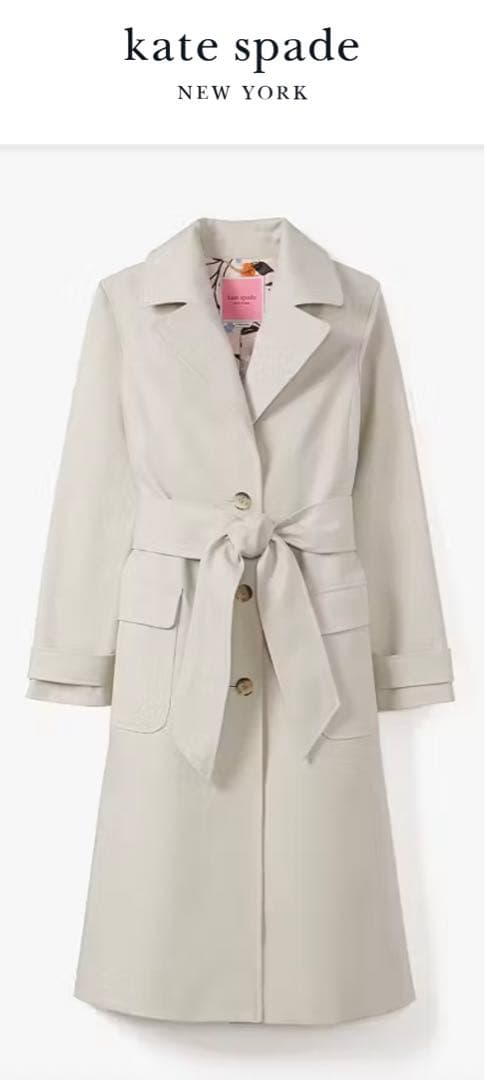 【新品タグ付き】kate spade ケイトスペードトレンチコート