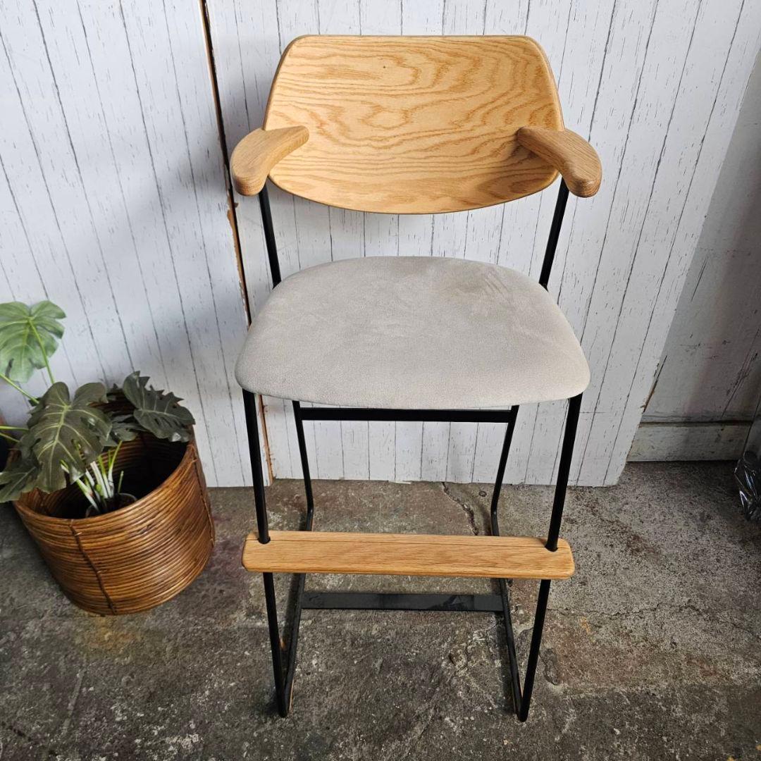 【p028/k】展示品 木製 カウンターチェア 椅子 ダイニングチェア