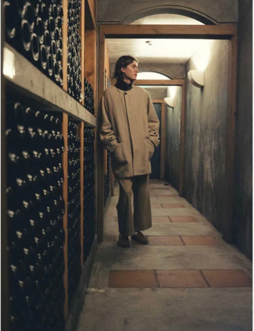 A.PRESSE Linen Half Coat ベージュ