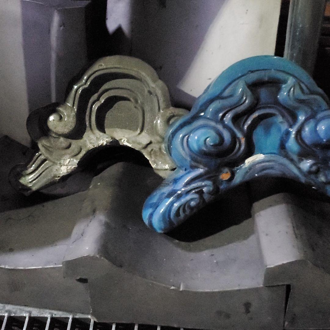 鬼瓦、一文字3枚セット