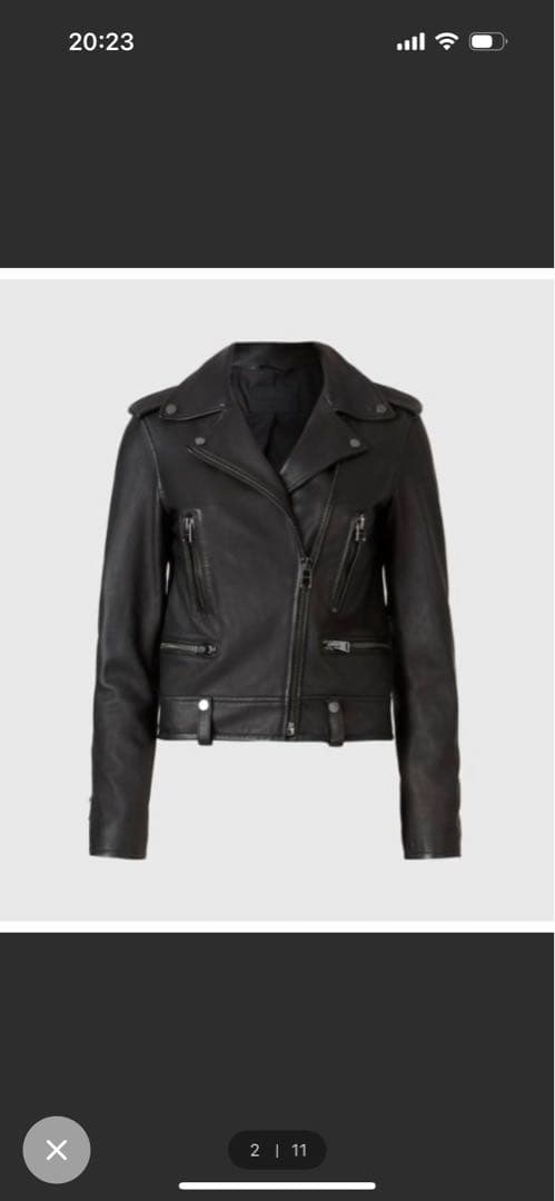 [美品]ALLSAINTS（オールセインツ)LINDELL レザー ジャケット