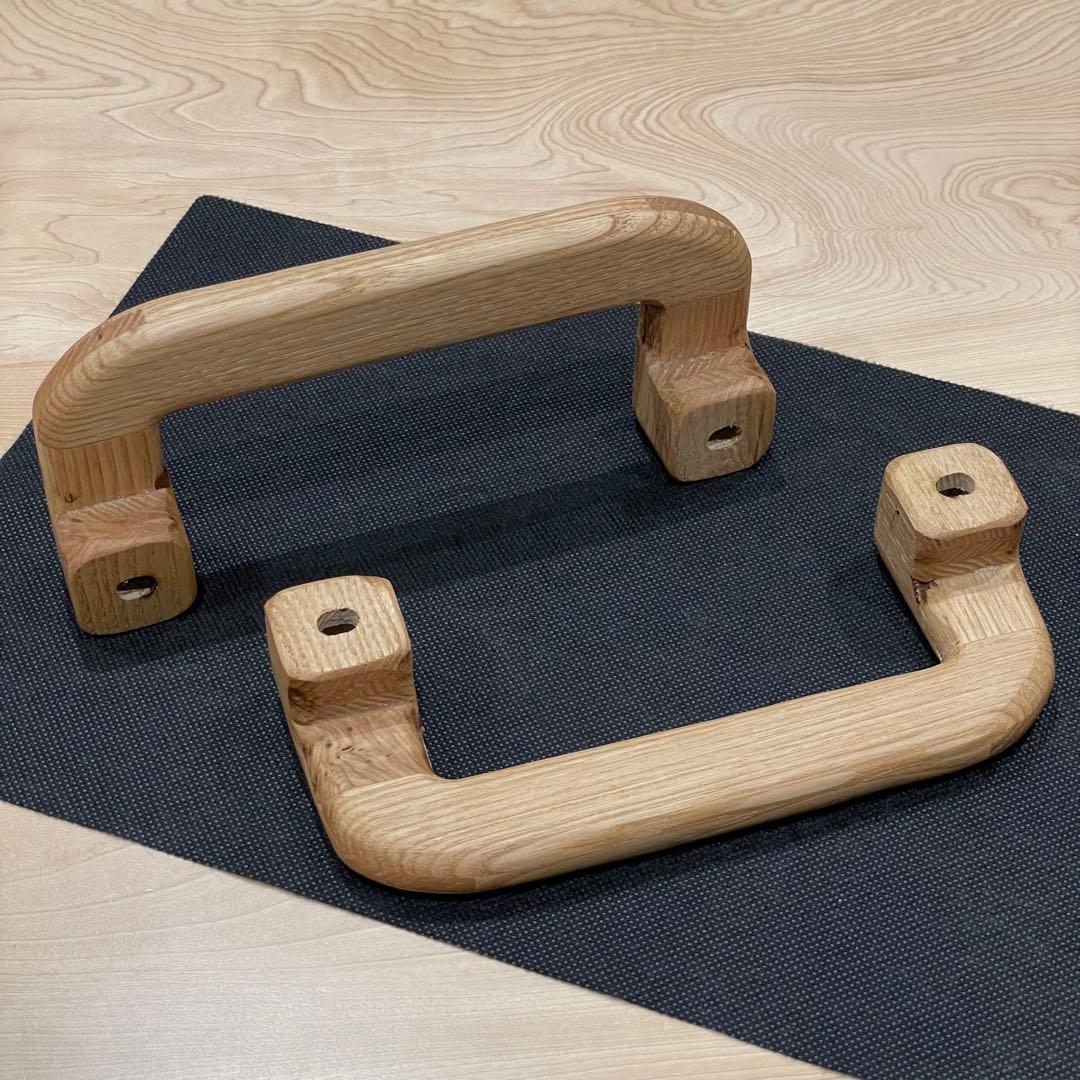 木製アシストグリップ(タモ) ハイエース　Aピラー用