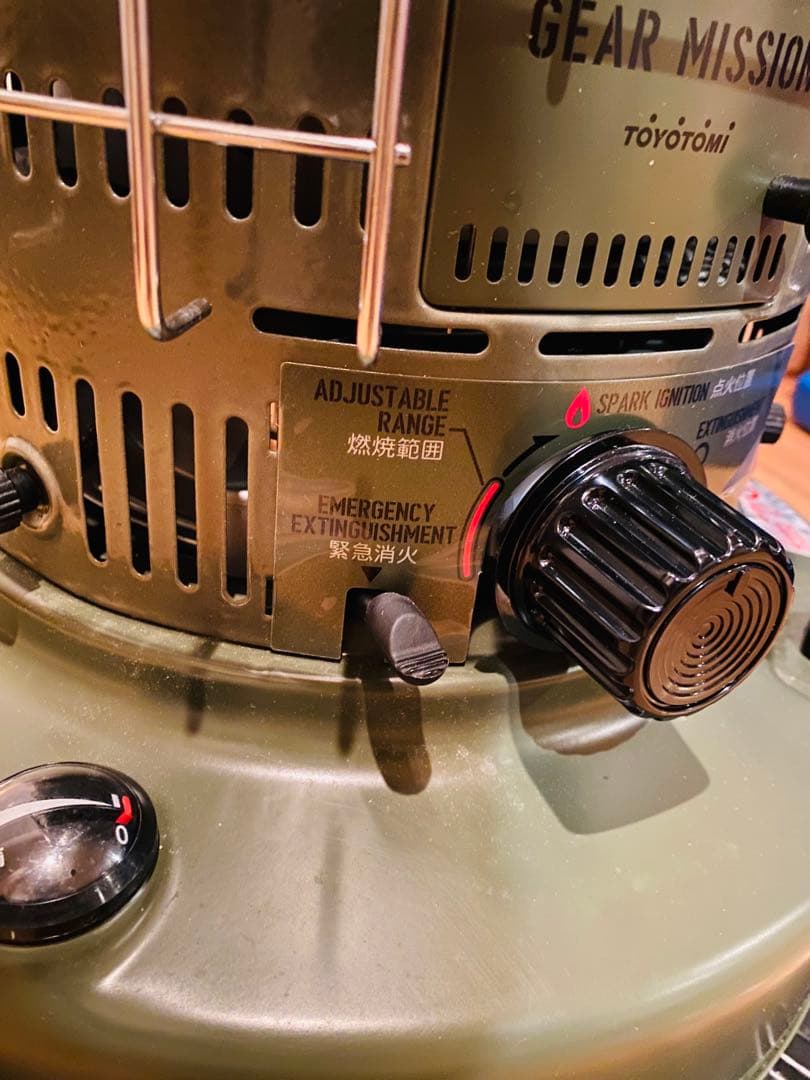 トヨトミGEAR MISSION KS-GE67(G)石油ストーブケース付き