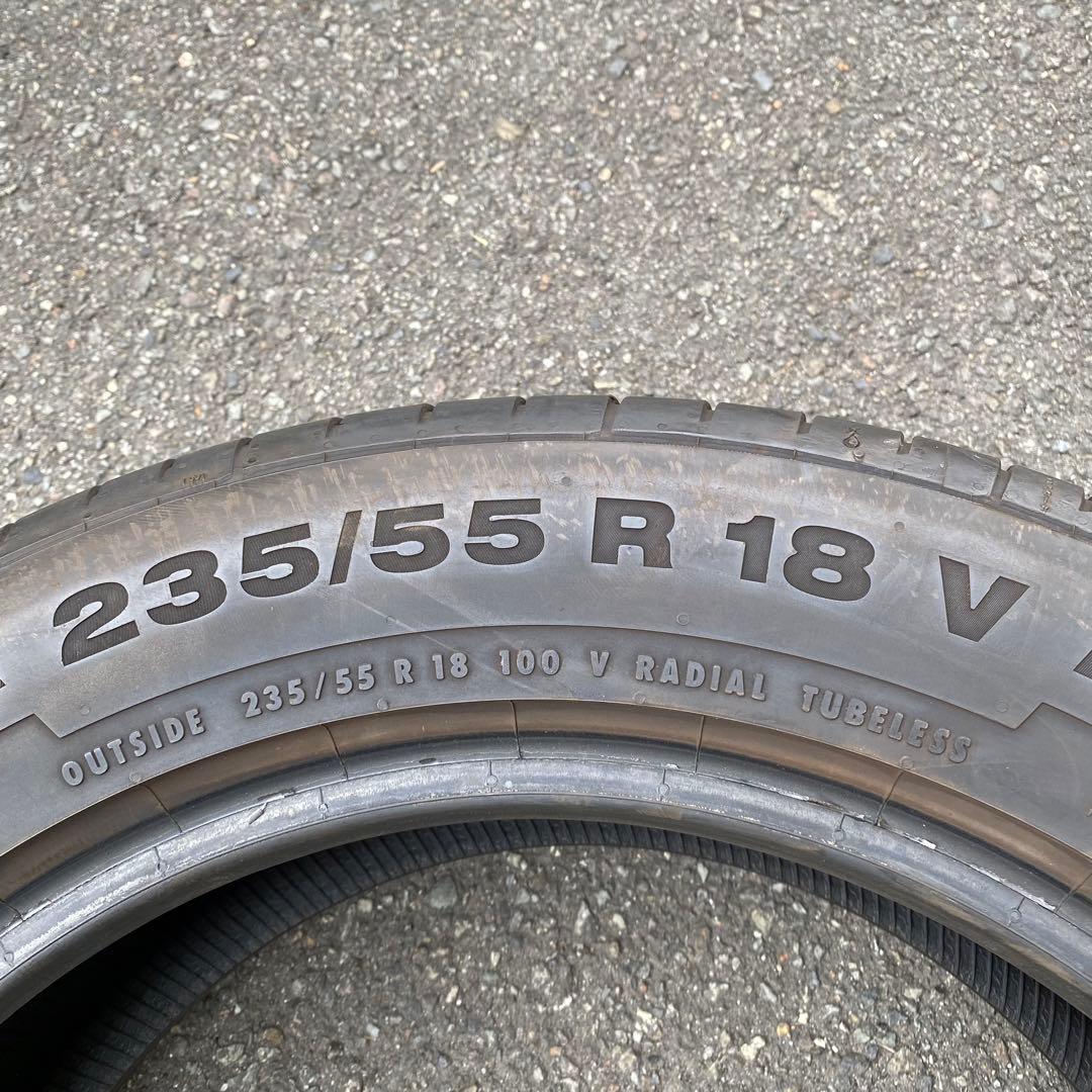 【4本セット送料無料】Continental 235/55R18 100V