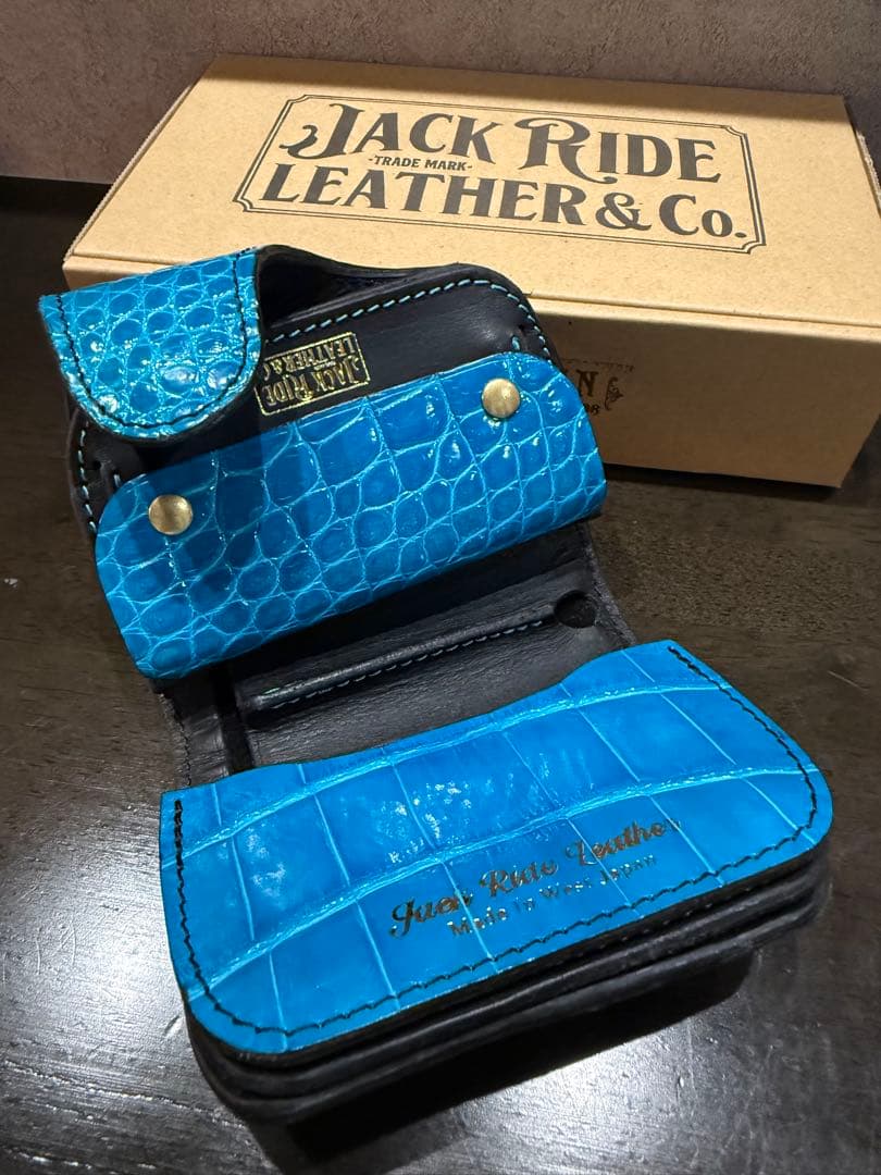 小物 JACK.RIDE. Crocodile.SKY-BLUE.Edition