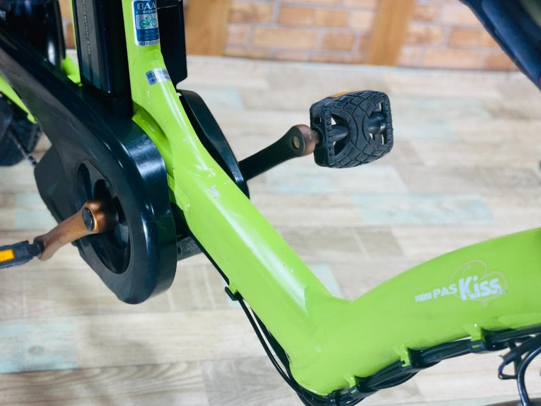 低価格 No１モデル グリーン系 ヤマハ 子供乗せ電動アシスト自転車 H2779