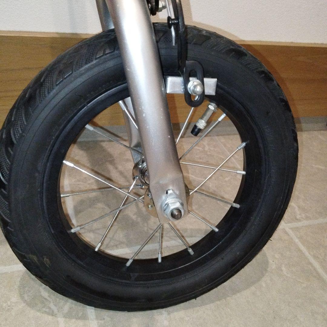 【ほぼ未使用】へんしんバイク2 12インチ ピンク スタンド付