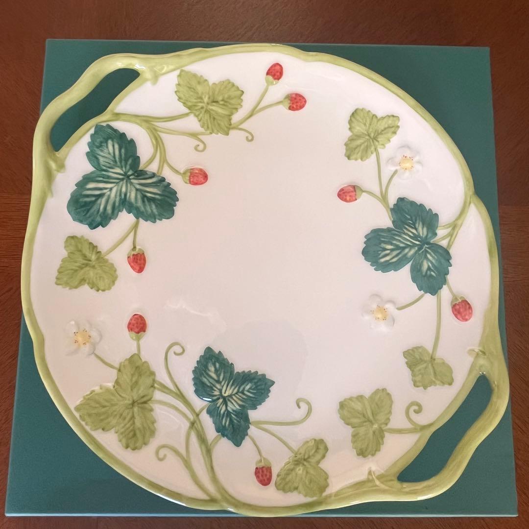 【希少品】ミントン★ヴィクトリアストロベリー★手付きプレート