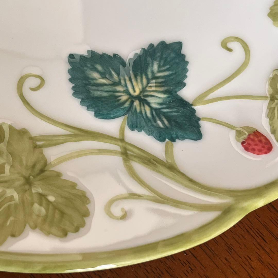 【希少品】ミントン★ヴィクトリアストロベリー★手付きプレート