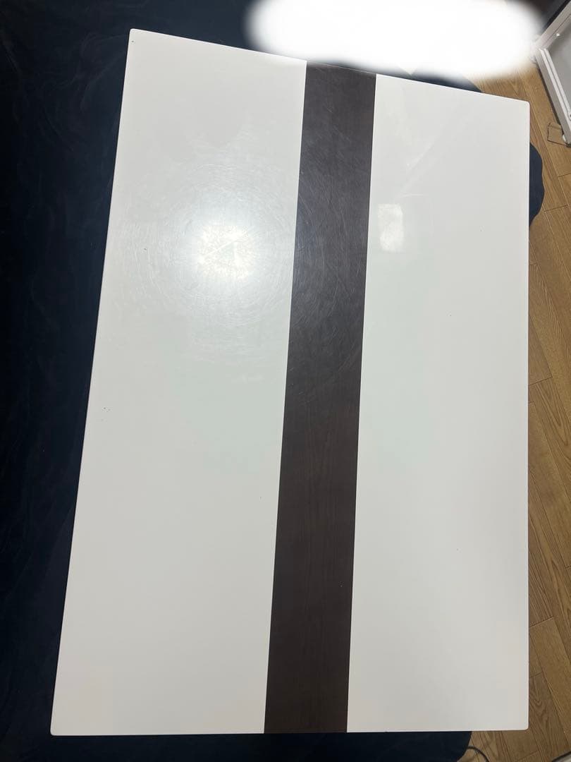 ホワイト×ブラウン こたつ 掛け布団 セット