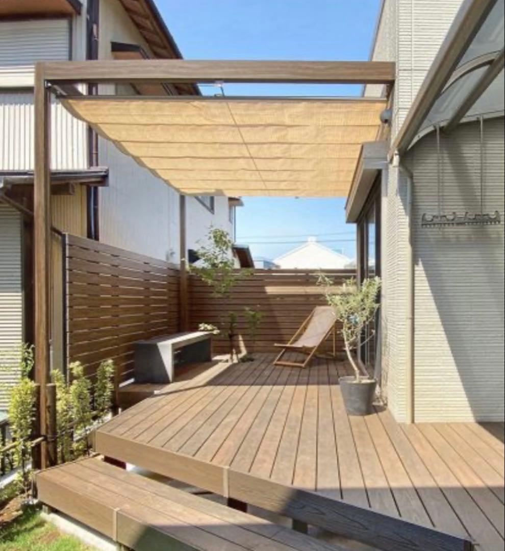 ロープ式開閉シェード