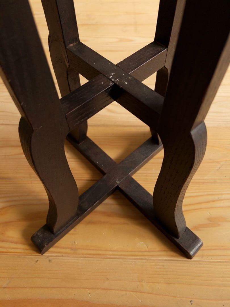 八角形　飾り台　花台　和モダン　飾り棚　希少　古道具　古家具　アンティーク